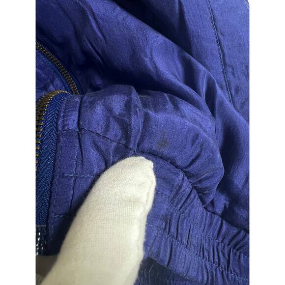 Vintage 80s 100% Silk Robert Stock Fringe Windbreaker Jacket - Picture 7 of 7